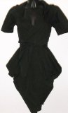 Soul Cal MbyM Nomi Lost Womens Wrap Dress, Black,Small.