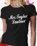 Soul Cal Mrs Taylor Lautner T shirt (LADIES),M