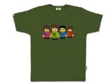 ToonStar Peppers Mens T Shirt Army Green Size XL