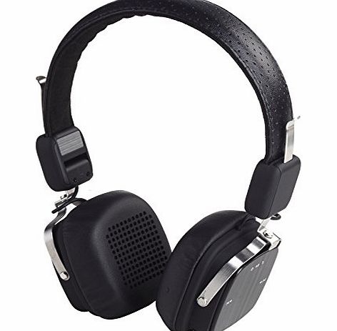 SoulBuddy L6 Bluetooth Headphones : Wireless Headset for iPhone / Samsung / Superbass   3.55mm Cord