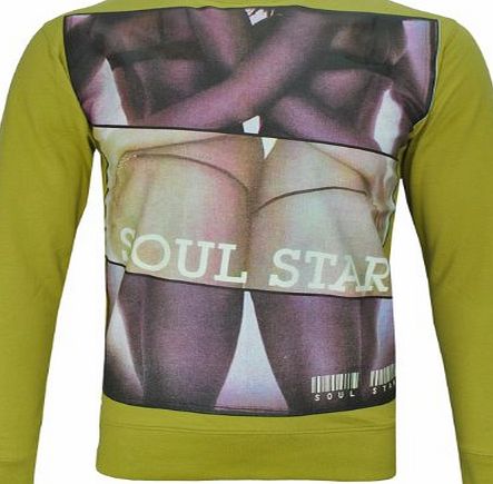 SoulStar  Lovelorn Hot Girls Printed Sweatshirt Sand M