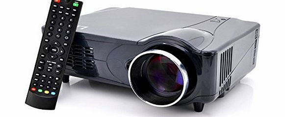 Sourcingbay 1080P HD Multimedia LED Projector 2200Lume Home Theater Video Support Hdmi, Vga, Av, Yprpb