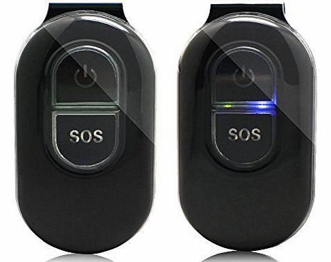 Sourcingbay Mini Waterproof GPS Locator With Google map For child / the elder / the disabled / Pets / Vehicle / Outdoor sports Black