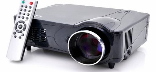 Sourcingbay Portable 1080P HD LED Cimena Theater Multimedia Projector 2200 Lumens, Support Pc Laptop Hdmi, Vga, Av, Yprpb