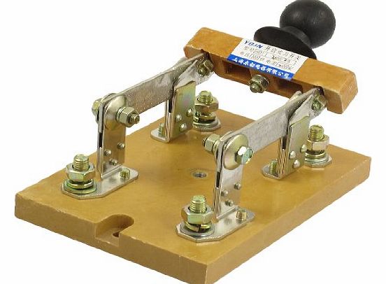 Sourcingmap 380V 200A Double Pole Electric Brake Safety Knife Switch DPST