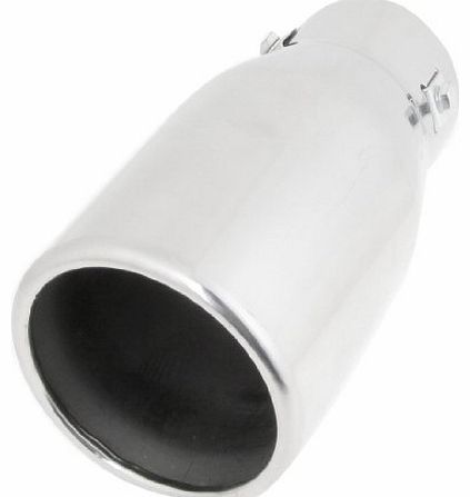 Sourcingmap 73mm Inlet Dia Stainless Steel Exhaust Pipe Muffler Tip for Car