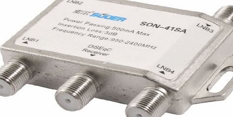 Sourcingmap 950-2400MHz 4 FTA TV LNB Satellite Control DISEQC Switch