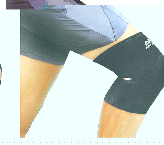 Sourcingmap Black Fitness Stretchy Neoprene Knee Support Protector Brace Guard