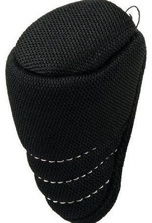 Sourcingmap Black Zipper Closure Gear Shift Knob Cover for Auto Car