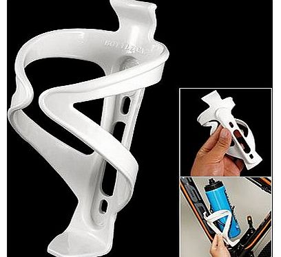 Cycling Bicycles Plastic Drink Bottle Holder Cage White