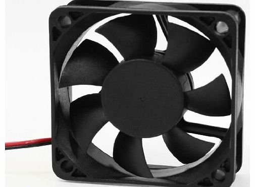 Sourcingmap DC 12V 2Pins Cooling Fan 60mm x 15mm for PC Computer Case CPU Cooler