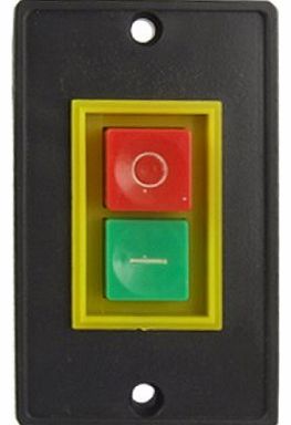 Sourcingmap QCS1 On Off Start Stop Flush Mount Push Button Switch 2KW for Electric Tool