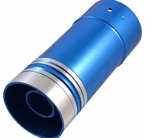 Sourcingmap Universal Car Auto Exhaust Pipe Round Muffler Silencer Tip Blue