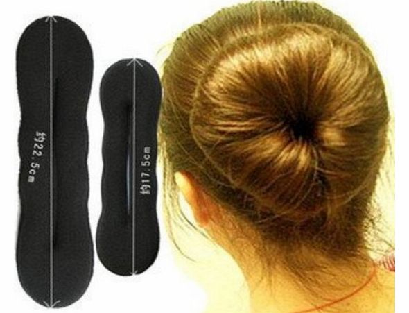 Sourcingmap Women Long Hair Twister Making Tool Sponge Hair Clip 2 Pcs