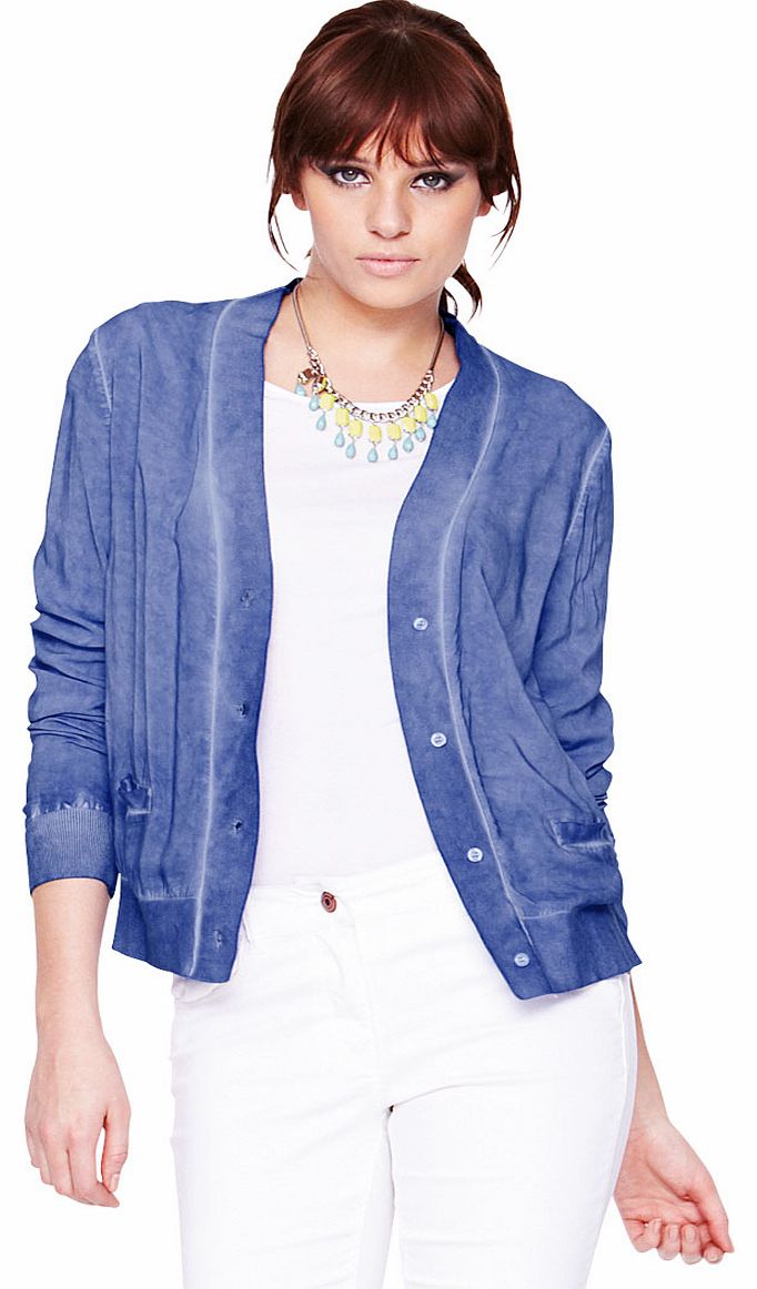 Acid Wash Cardigan