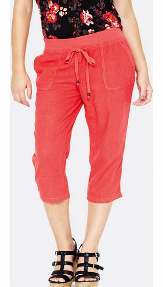 Cropped Linen Trousers
