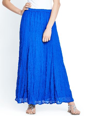 South Crushed Chiffon Maxi Skirt