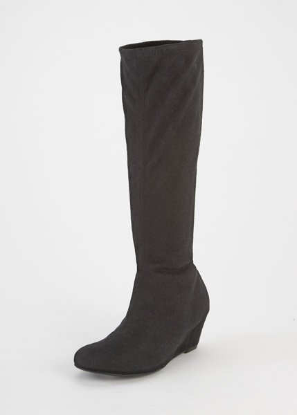 South Menzel Imi Suede Stretch Wedge Boots