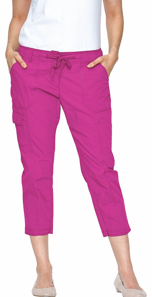 Petite Combat Cropped Trousers