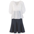 south Petite Volume Sleeve Blouse