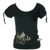 Southpole Womens Black Gothic T-Shirt