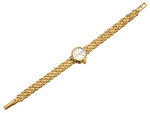 sovereign 9ct Gold and Diamond Bracelet Watch