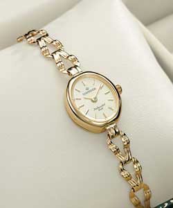 Sovereign Ladies 9ct Gold Hallmarked Bracelet Watch