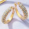 sovereign Vermeil Diamond Earrings