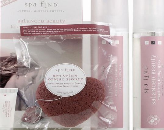 Spa Find Balanced Beauty Konjac Cleansing Kit - Normal/Combination Skin