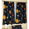 Space Adventure Boys Curtains - 54 inch (Black)