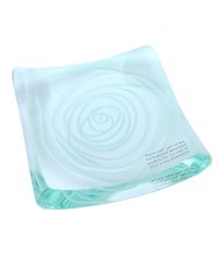 Glass spinning dish from Spaceform