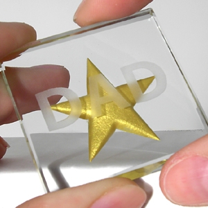 Spaceform Glass Token - DAD