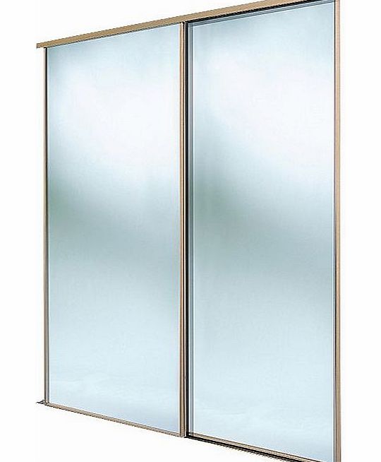 Spacepro 2 Door Framed Sliding Wardrobe Mirror