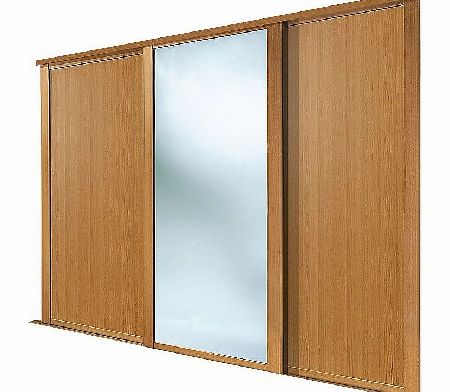Spacepro 2 Door Sliding Wardrobe Doors Oak /
