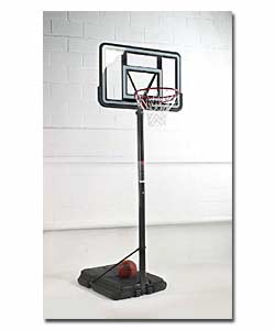 Acrylic Fusion Pro Court Portable Basketball System