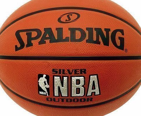  NBA Silver Outdoor Basketball (7) - Brown