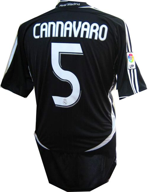  06-07 Real Madrid away (Cannavaro 5)
