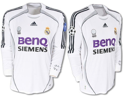 Spanish teams Adidas 06-07 Real Madrid L/S home