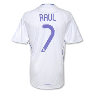 Spanish teams Adidas 07-08 Real Madrid home (Raul 7)