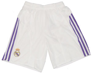 Spanish teams Adidas 07-08 Real Madrid home shorts - Kids