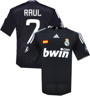 Spanish teams Adidas 08-09 Real Madrid 3rd (Raul 7)