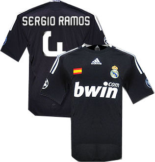 Adidas 08-09 Real Madrid 3rd (Sergio Ramos 4)