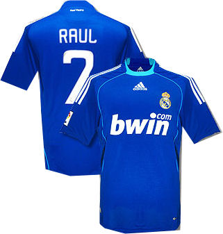 Spanish teams Adidas 08-09 Real Madrid away (Raul 7)