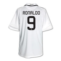 Spanish teams Adidas 08-09 Real Madrid home (Ronaldo 9)
