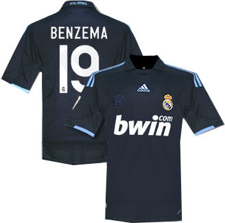 Spanish teams Adidas 09-10 Real Madrid away (Benzema 19)