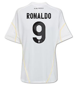 Spanish teams Adidas 09-10 Real Madrid home (Ronaldo 9)