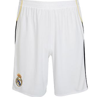 Spanish teams Adidas 09-10 Real Madrid home shorts - Kids
