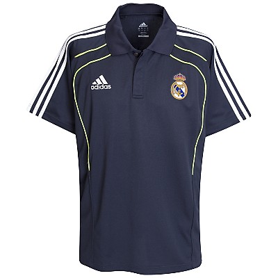 Adidas 2010-11 Real Madrid Adidas Polo Shirt (Navy)