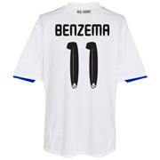 Adidas 2010-11 Real Madrid Home Shirt (Benzema 11)