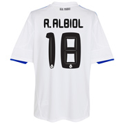 Adidas 2010-11 Real Madrid Home Shirt (R.Albiol 18)